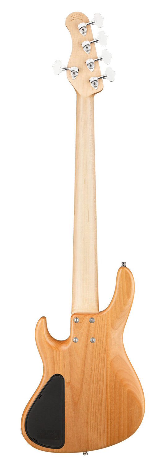 Sadowsky MetroLine 24-Fret Modern 5 String, Red Alder Body, Natural Transparent Satin