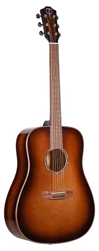 Teton STS130FMGHB 130 Series Dreadnought Solid Suprce Top Mahogany Neck Acoustic Guitar
