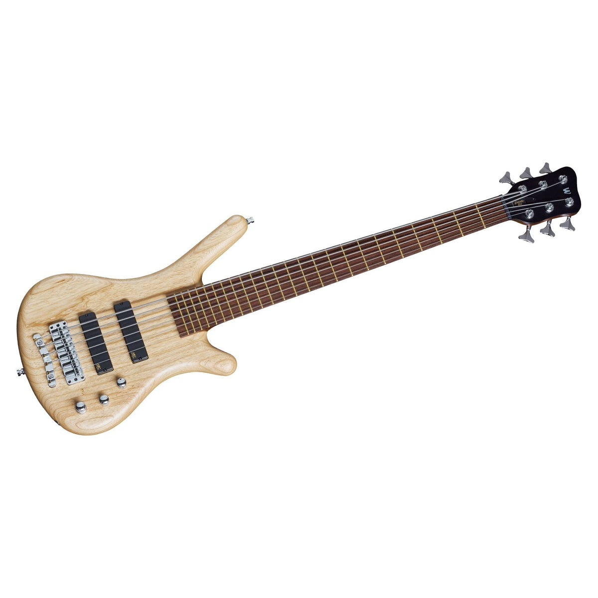 Warwick Pro Series Corvette Standard 6 String Active Ash Natural Transparent Satin GPS1246 90AA ASH FR