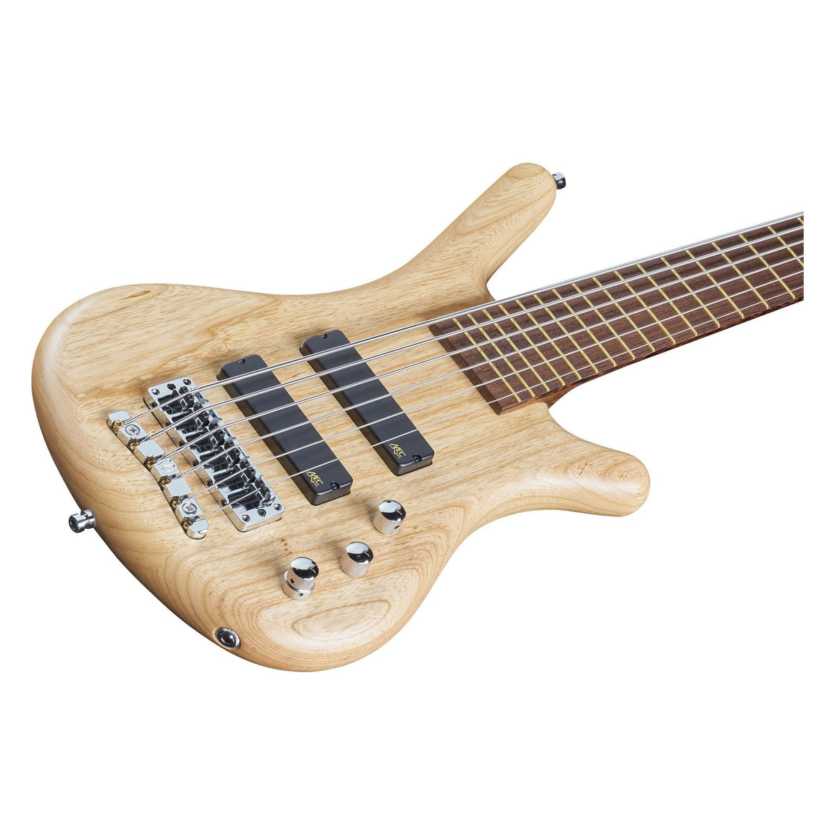 Warwick Pro Series Corvette Standard 6 String Active Ash Natural Transparent Satin GPS1246 90AA ASH FR