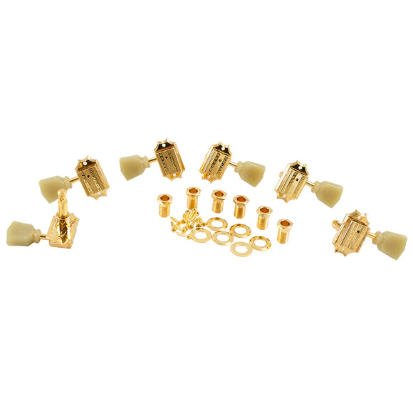 Grover 3 Per Side Vintage Gold