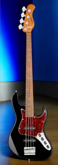 Sadowsky MetroExpress 22-Fret Will Lee Artist Line Bass Morado Fingerboard 4-String Solid Black High Polish