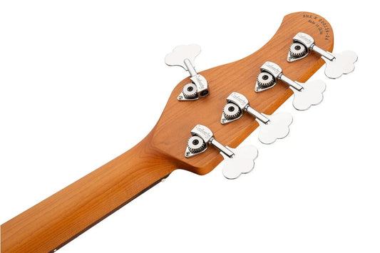 Sadowsky MetroExpress 24-Fret Modern Bass, Morado Fingerboard, 5-String - Solid Sage Green Metallic High Polish