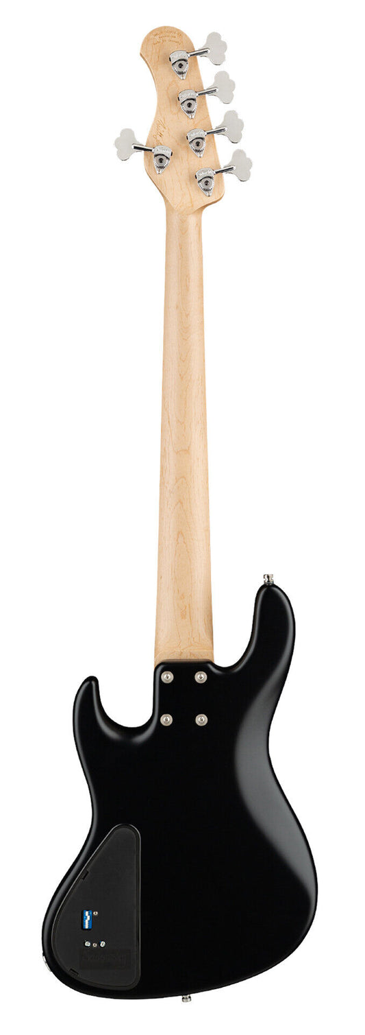 Sadowsky MetroLine 22-Fret Will Lee Bass, Red Alder Body, 5 String, Solid Black Satin