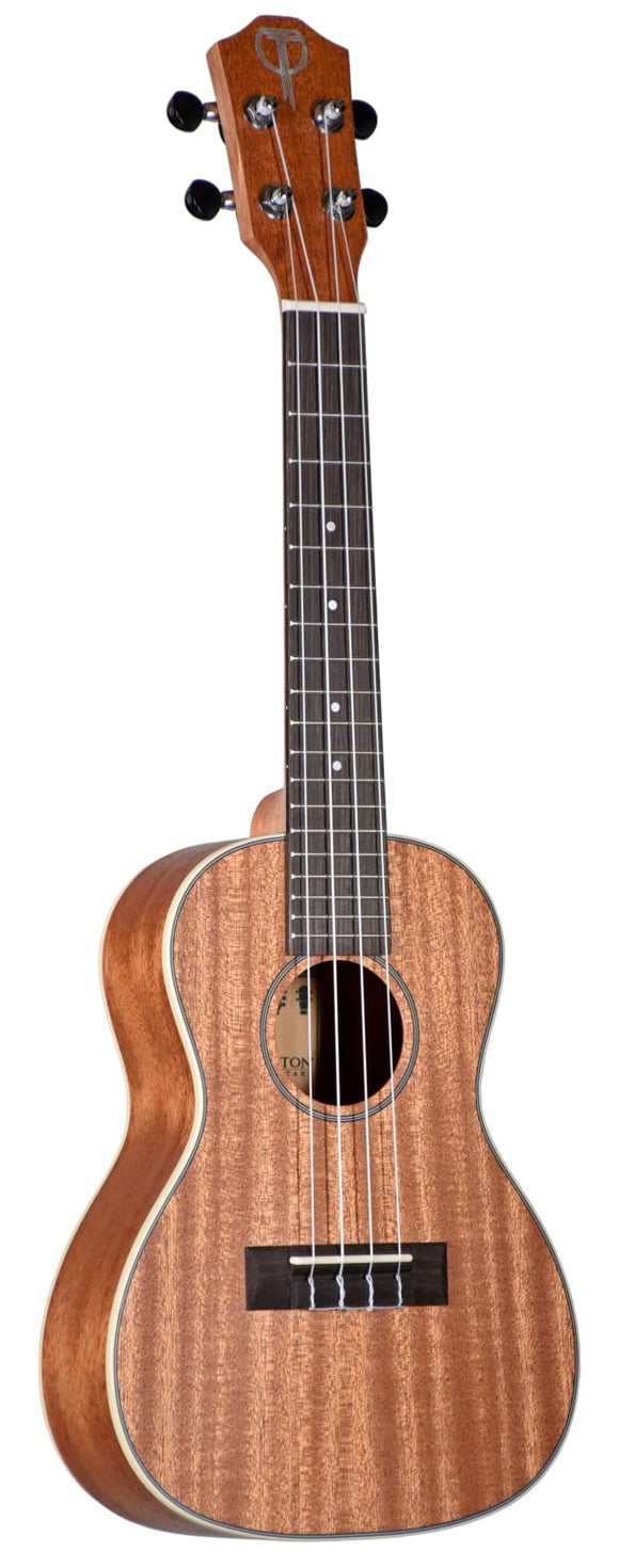 Teton TC103 Concert Ukulele, Solid mahogany top, mahogany back and sides