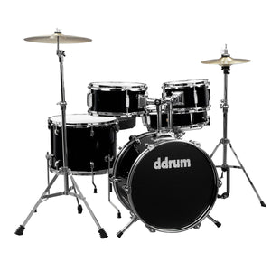 ddrum D1 Junior - Midnight black - Complete drum set w/ cymbals