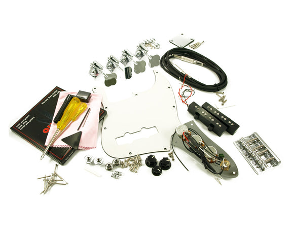 WD Parts Kit For Fender Jazz Bass Chrome