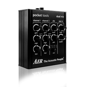 AER 2 Channel Preamp/Mixer w/ 4 Onboard Effects DUAL-MIX-2