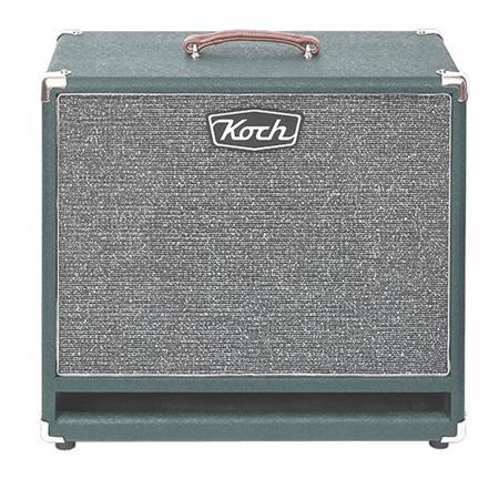 Koch 1x12 60W 8 Ohm Speaker Cabinet in Green/Silver Cloth / Porte KCC112-GS60 Special Order