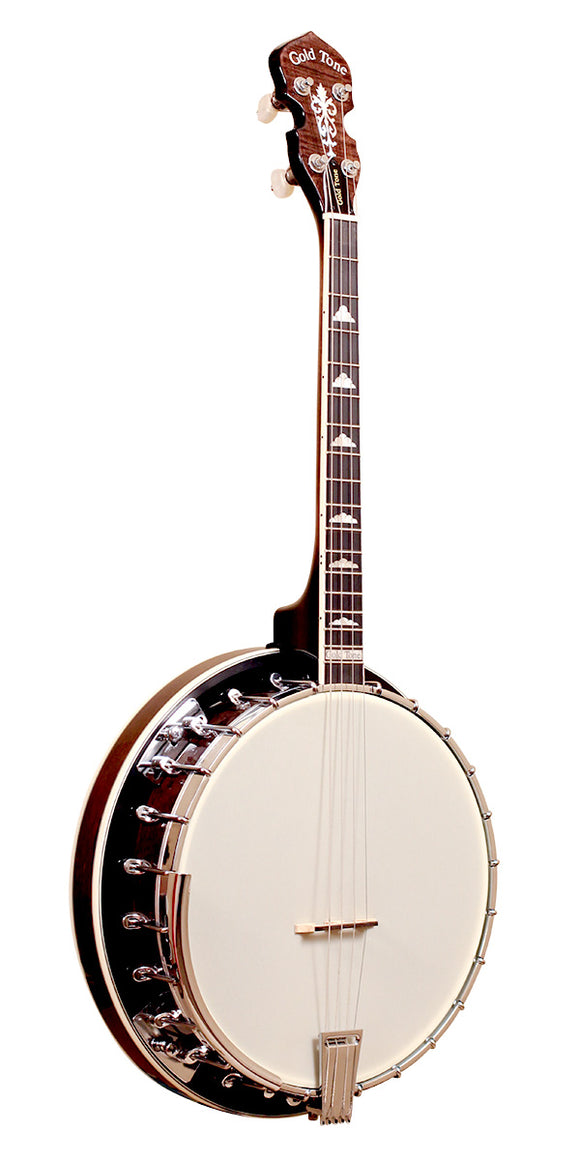 Gold Tone Professional 4-String Irish Tenor Resonator Banjo Left-Handed IT-250R/L