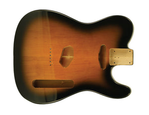 Premium Finished Telecaster Body, Tobacco Sunburst, Free Shipping