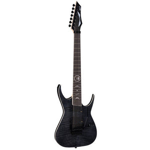 Rusty Cooley 7 String Flame Top Trans Black