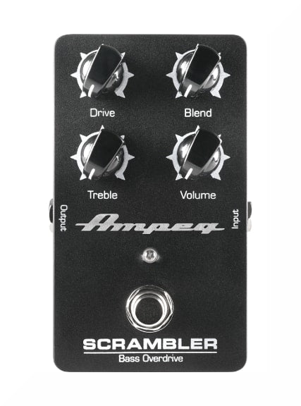 Ampeg Scrambler Bass Overdrive Pedal, New, Free Shipping