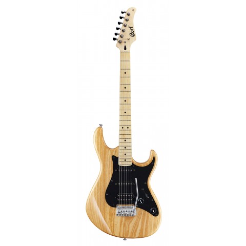 Cort G200DX NAT G Series Double Cutaway Ash Body HSS, 2-Point Tremolo Natural Glossy