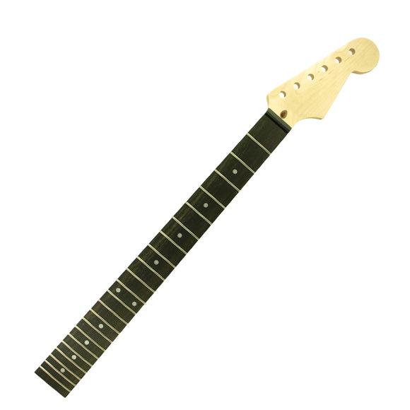 WD Music Fender Licensed 22 Fret Neck For Stratocaster Modern C Ebony