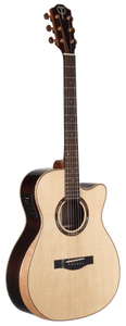 Teton STG150CENT-AR Spruce/Rosewood Armrest Grand Concert w/ Electronics Natural