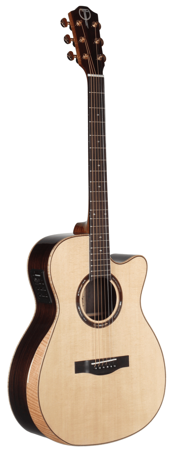 Teton STG150CENT-AR Spruce/Rosewood Armrest Grand Concert w/ Electronics Natural