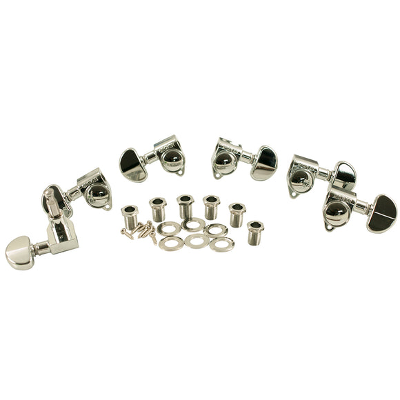 Grover 3 Per Side Rotomatics With 18:1 Gear Ratio Chrome