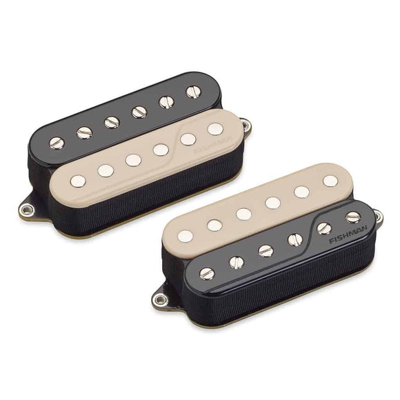 Fishman PRF-COC-SV2 Fluence Classic Humbucker Open Core Reverse Zebra Set of 2