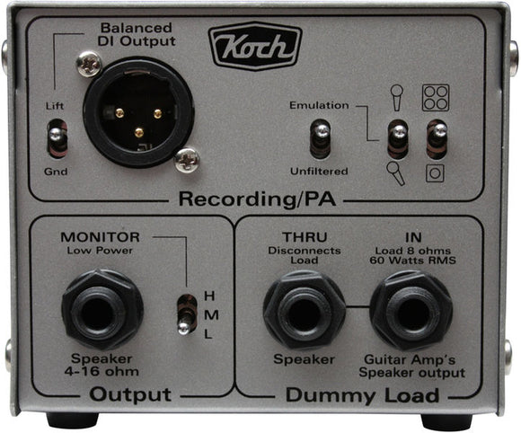 Koch 60W Dummybox PA Attenuator / Speaker Simulator & DI Box DB60-S Special Order