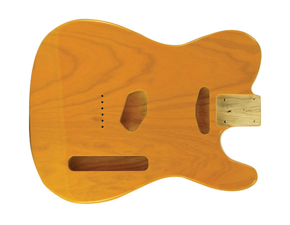 Premium Finished Telecaster Body, Swamp Ash, Butterscotch Blonde, Free Shipping