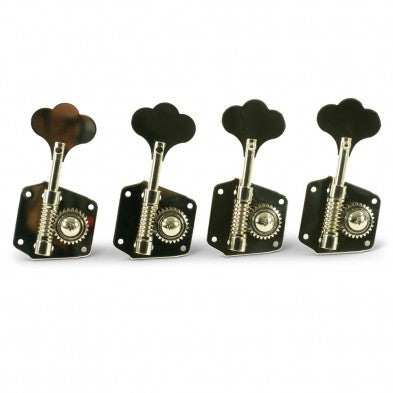 WD 4 In Line Vintage Bass Tuners Nickel