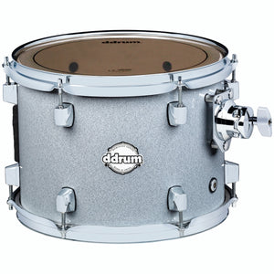ddrum Dominion Birch 10x13 Rack Tom Silver Spk