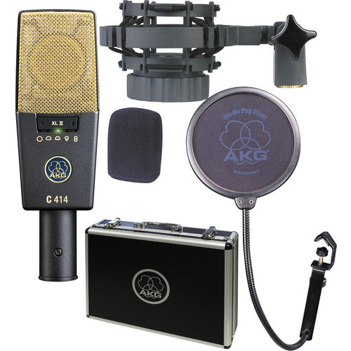 AKG C414 XLII Multi-Pattern Large-Diaphragm Condenser Microphone