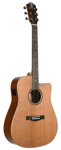 Teton STS105CENT Cedar Top Dreadnought Acoustic-Electric,, Free Shipping