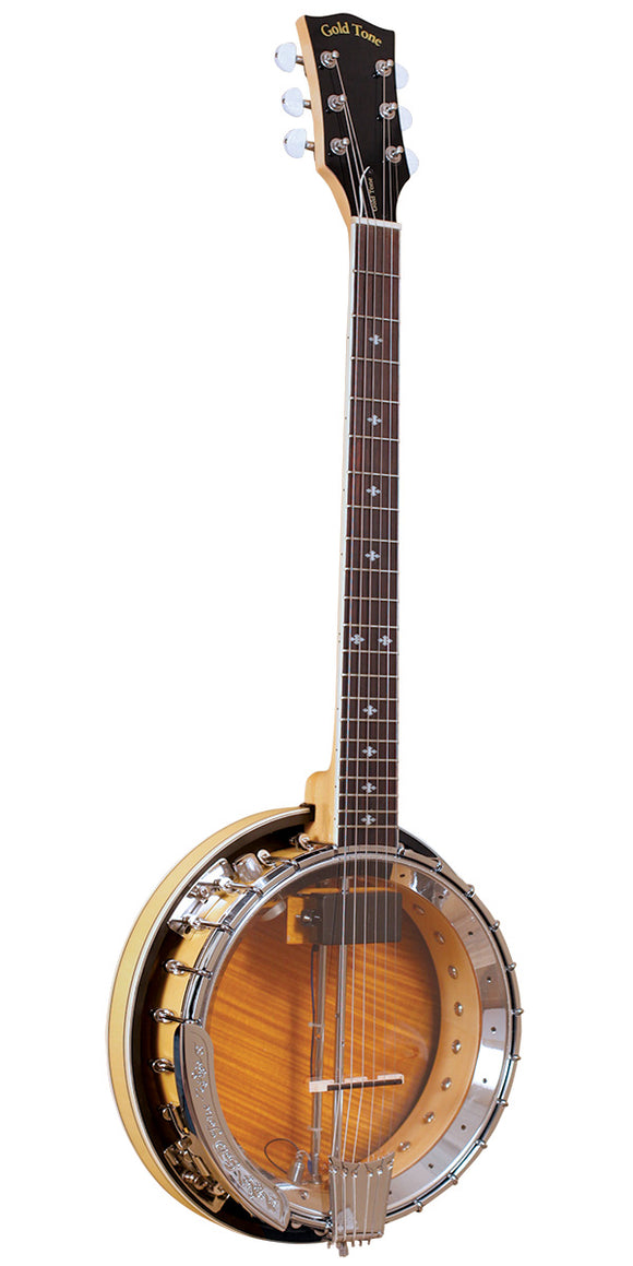 Gold Tone Professional 6-String Banjitar Left-Handed GT-750/L w/case