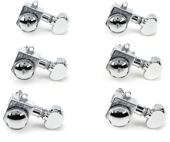 Grover 6 In Line Roto-Grip Locking Rotomatics Chrome