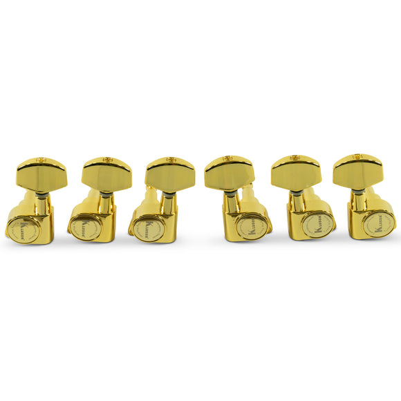 Kluson 3 Per Side Contemporary Diecast Series Tuners Gold