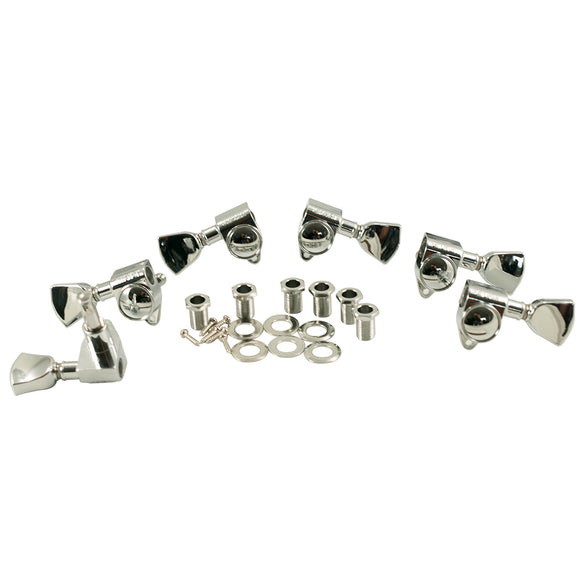 Grover 3 Per Side Original Rotomatics Chrome With Keystone Button