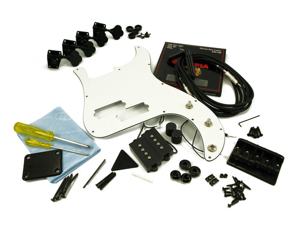 WD Parts Kit For Fender Precision Bass Black