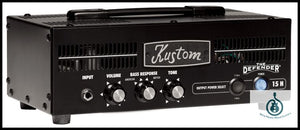 Kustom Defender 15 Watt Class A Guitar Head, 12AX7 Tube Preamp