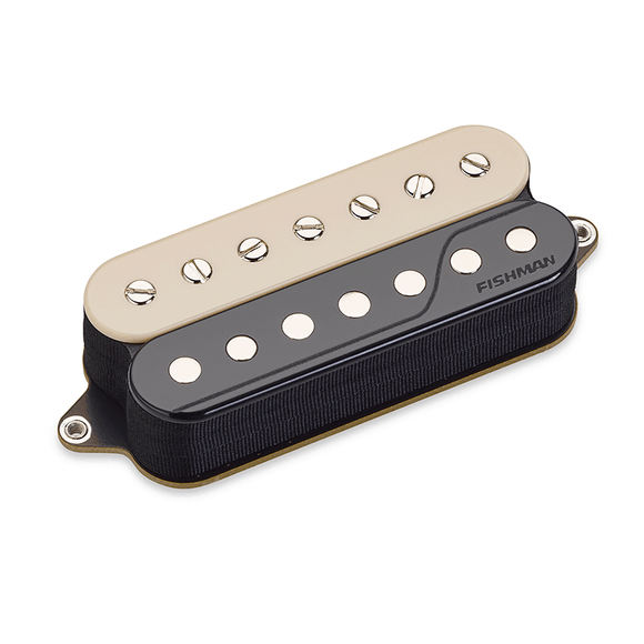 Fishman PRF-CO7-NZ1 Fluence Classic Humbucker 7-String Open Core Zebra Single Neck