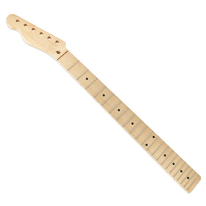 WD Licensed By Fender Replacement Left Hand 22 Fret Neck For Telecaster Modern C, Maple