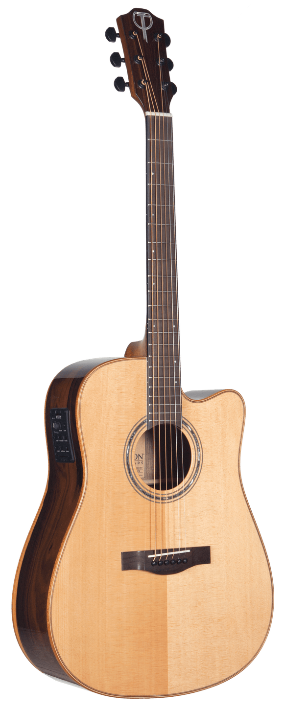 Teton STS160ZICENT Dreadnought Acoustic-Electric  Guitar ONLY, Solid Spruce Top, Ziricote B&S