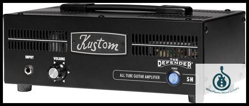 Kustom Defender 5 Watt Class A Guitar Head, 12AX7 Tube Preamp, Weight 7 lbs