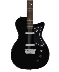Danelectro D56 Black Baritone Electric Guitar