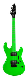 Dean Custom Zone Solid Body Electric Guitar, 2 Humbuckers Florescent Green ,CZONE NG