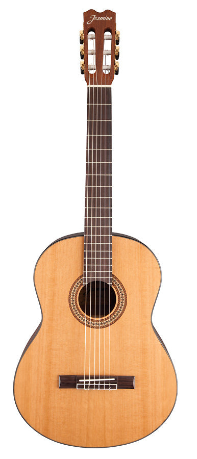 Jasmine JC-27 Solid Top Classical Guitar, Natural