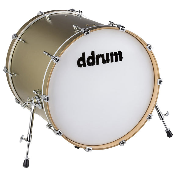 ddrum Dios Series Bass Drum 20x22 Satin Gold