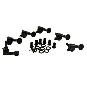 WD 6 In Line Locking Tuners Black