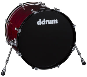 ddrum Reflex ELT 16x22 bass drum Trans red