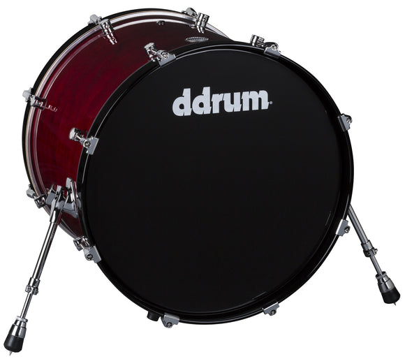 ddrum Reflex ELT 16x22 bass drum Trans red