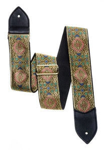 Jodi Head 2x5" Slider Brocade Guitar Strap - Stoffie #1, Made in the USA