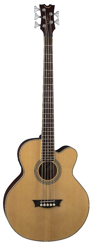 Dean Cutaway EABC5 5-String Acoutic-Electric Bass Guitar, New, Free Shipping