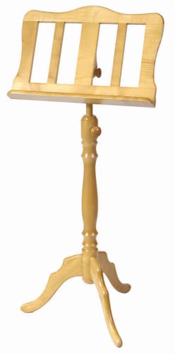 Stageline European Mahogany Finish Wooden Music Stand, MS40MA