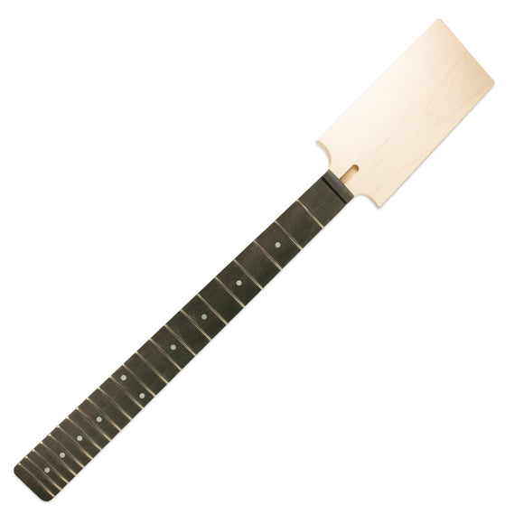 WD Angled Paddle Headstock 22 Fret Neck For Fender Stratocaster 22 Fret Neck Pocket Ebony
